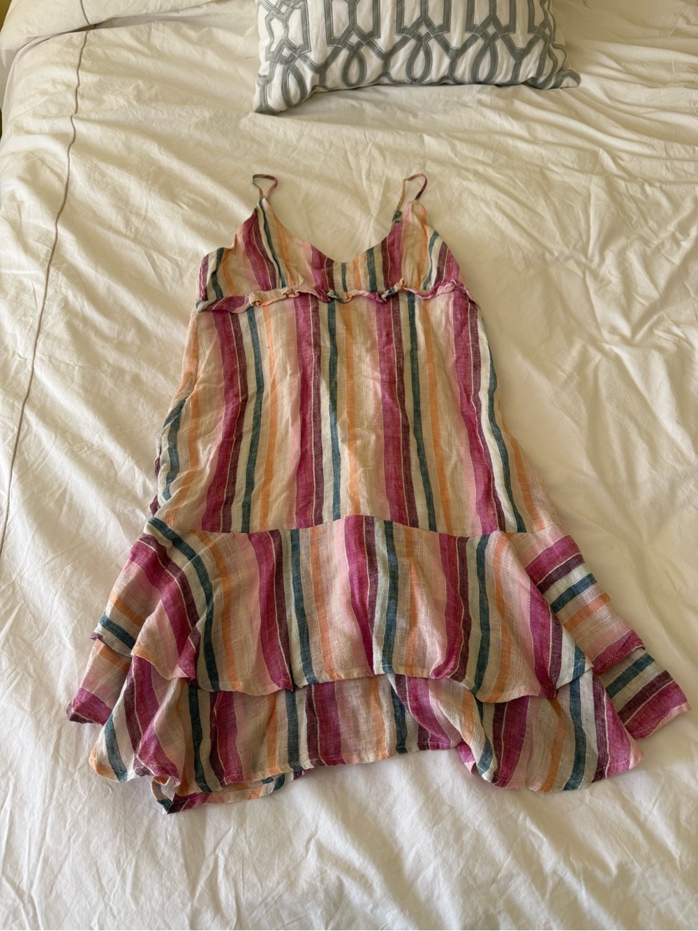 Rails Striped Ruffle Dress - Picture 2 of 4